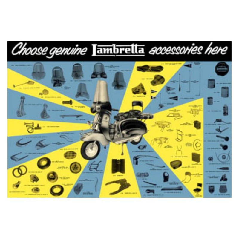 Lambretta Poster Accessories