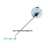 Mirror Round Chrome Reversab