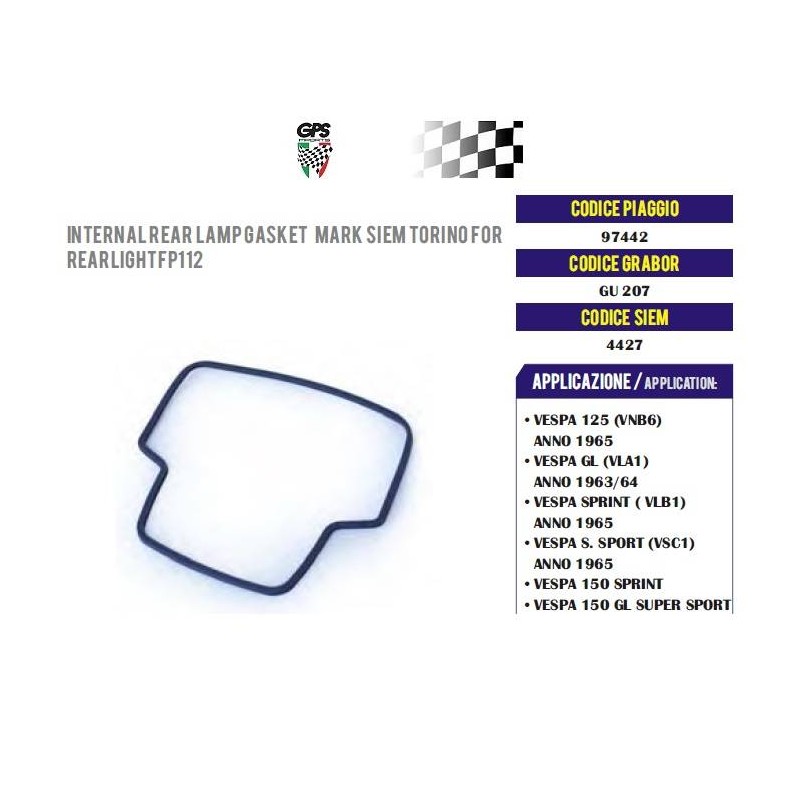 Gasket for Tail Lens