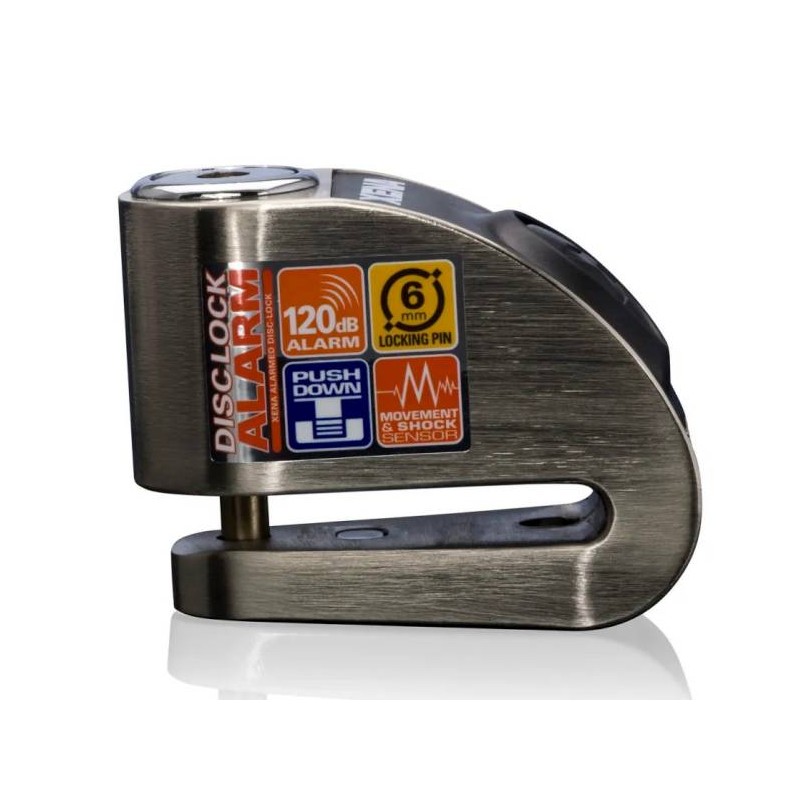 Xena Alarmed Disc Lock Stainle