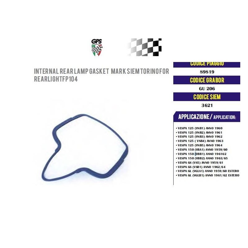 Gasket for Tail Lens