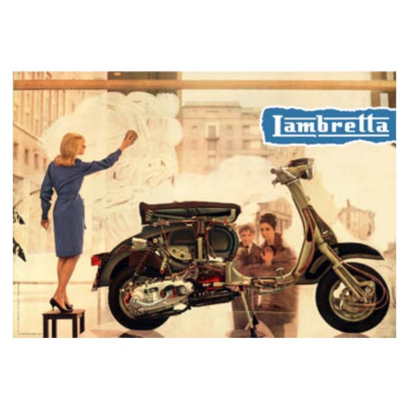 Lambretta poster TV2 Cutaway
