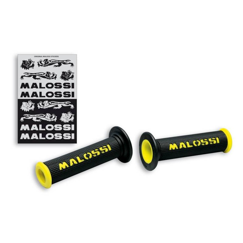 Black Grips with Yellow Logo