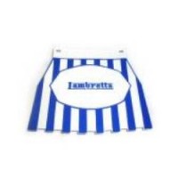 Mudflap Lambretta Blue Stripe