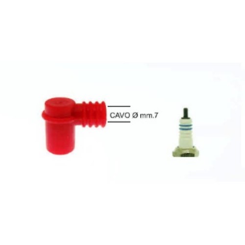HT Cap 7mm Red - GPS Imports