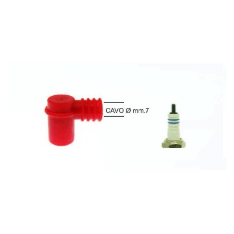 HT Cap 7mm Red