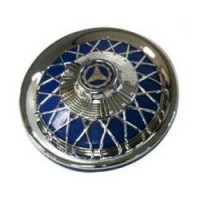 Wheel Trim 8 inch Blue Spoked