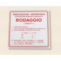 Run In Sticker 5% 3 Speed