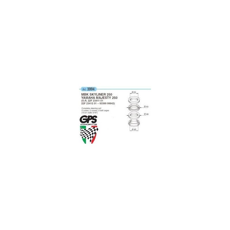 Steering Brg Set Majesty 250