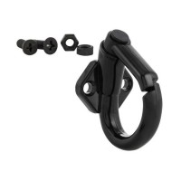 Bag Hook Black Alloy