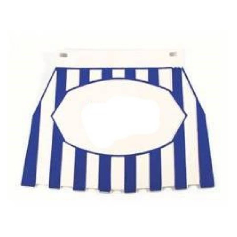 Mudflap Blue Stripe on W