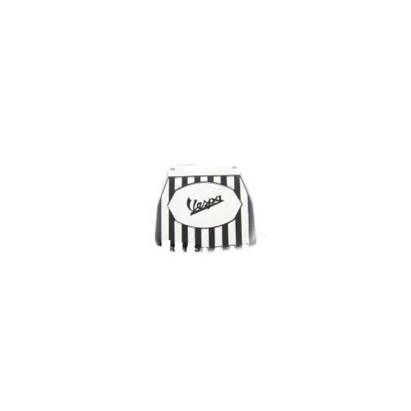 Mudflap Vespa Black Stripe