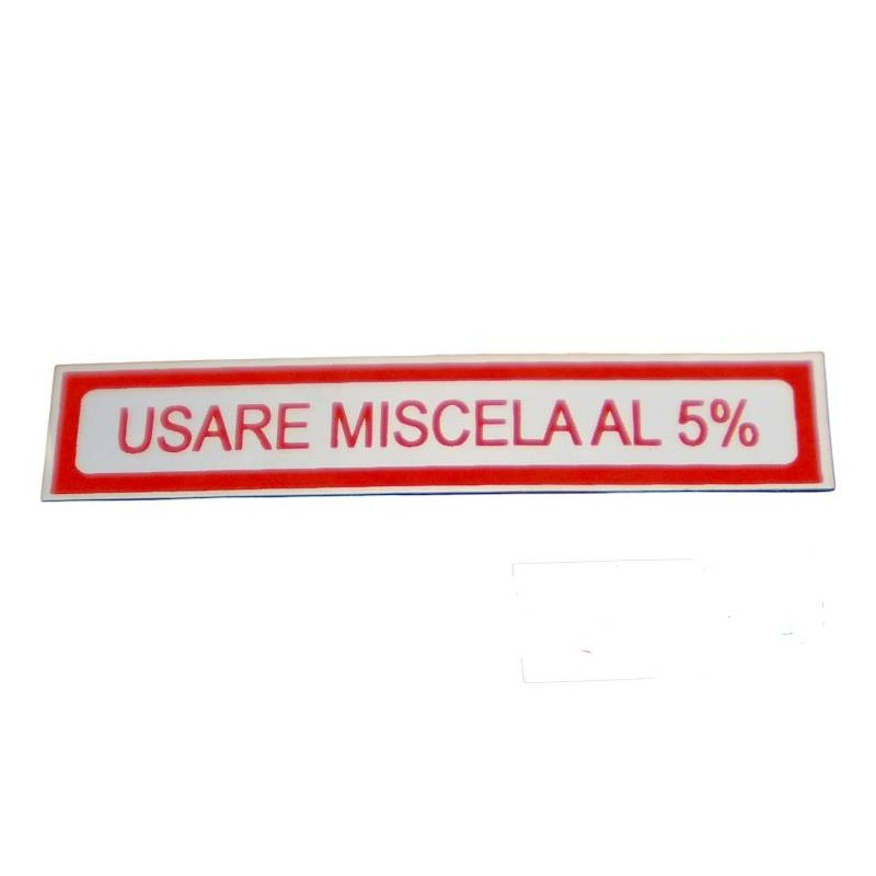 Mixture Sticker Red 5% Small
