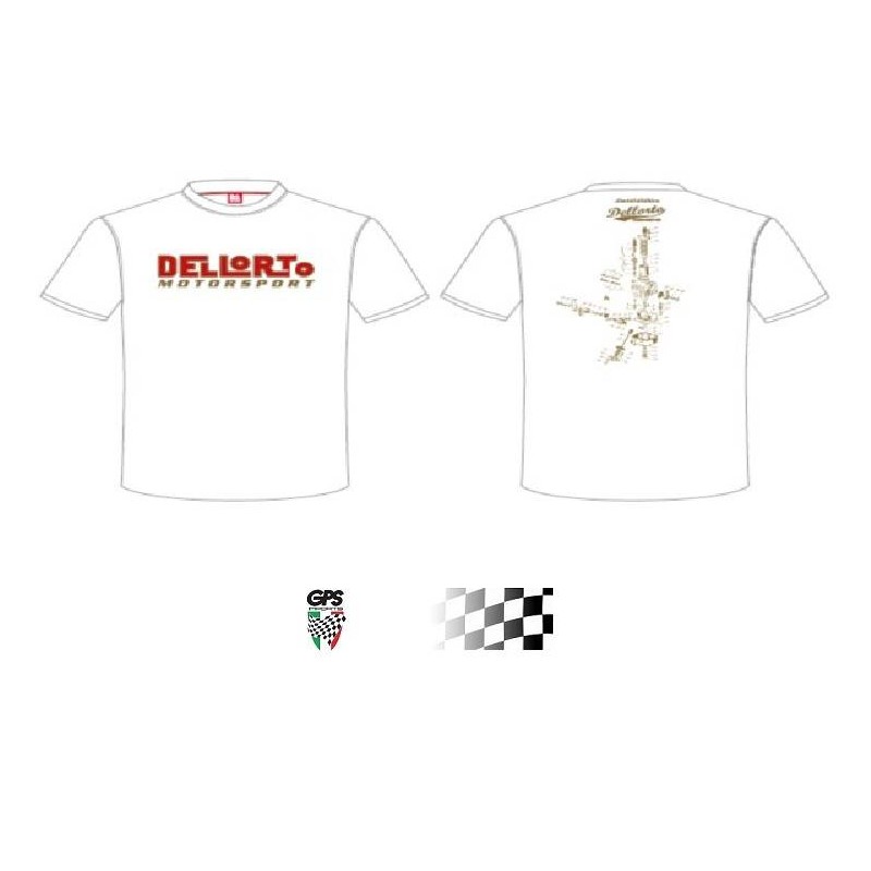 T Shirt Carburettor M White