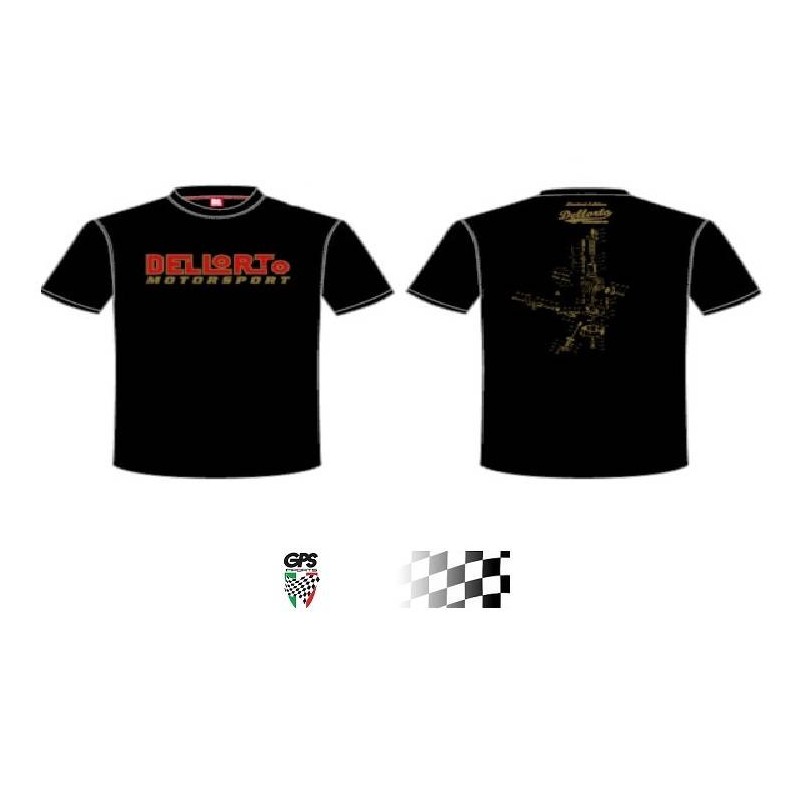 T Shirt Dellorto Logo L Blue