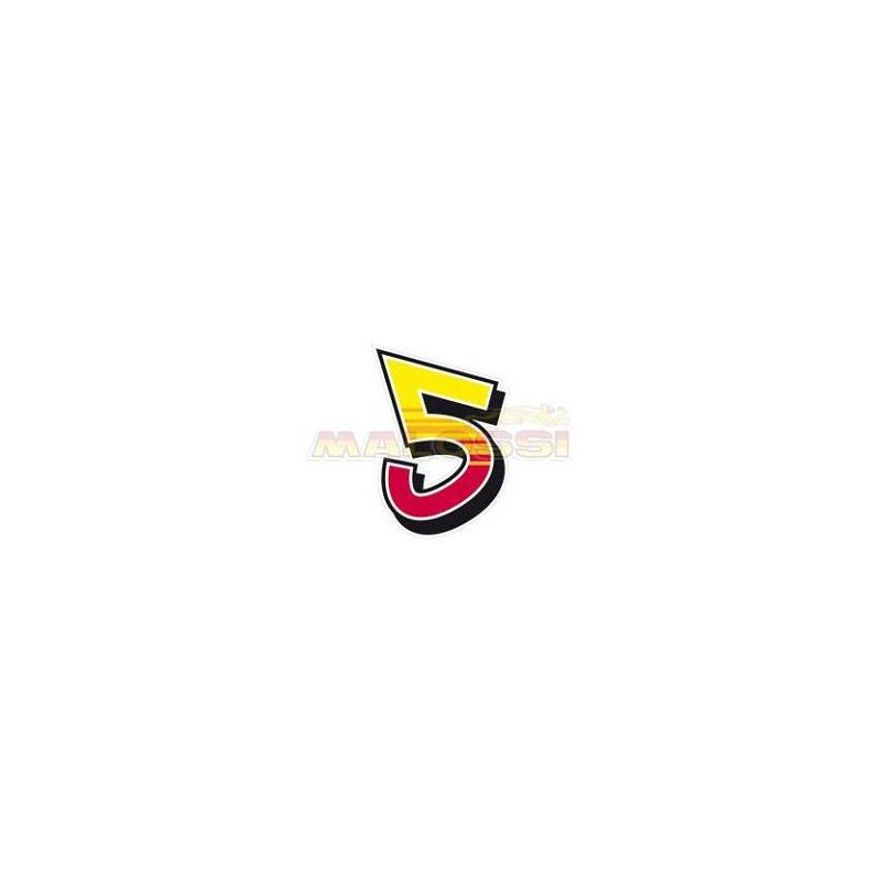 2 Race Number Stickers 