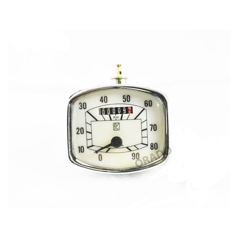 Speedometer 90 km Large Square