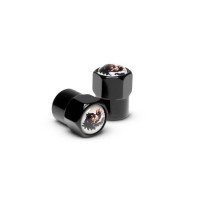 Malossi Valve Cap Set Black