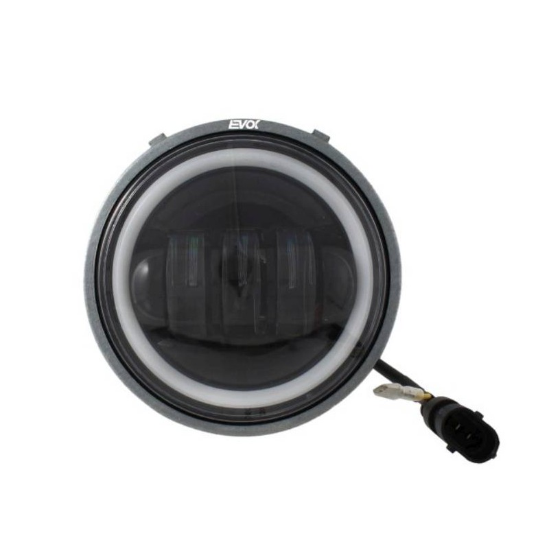 LED Headlight Vespa 50 Round