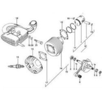 VC02 Crankshaft / Cylinder / Exhaust