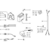 VC24 Battery Tray/Fuses/Electric Start Devices